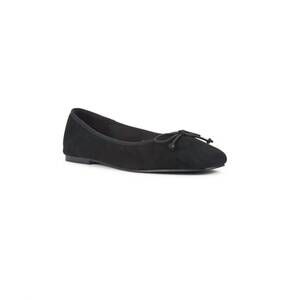 NEW REQINS women's carmen peau ballet flat in black